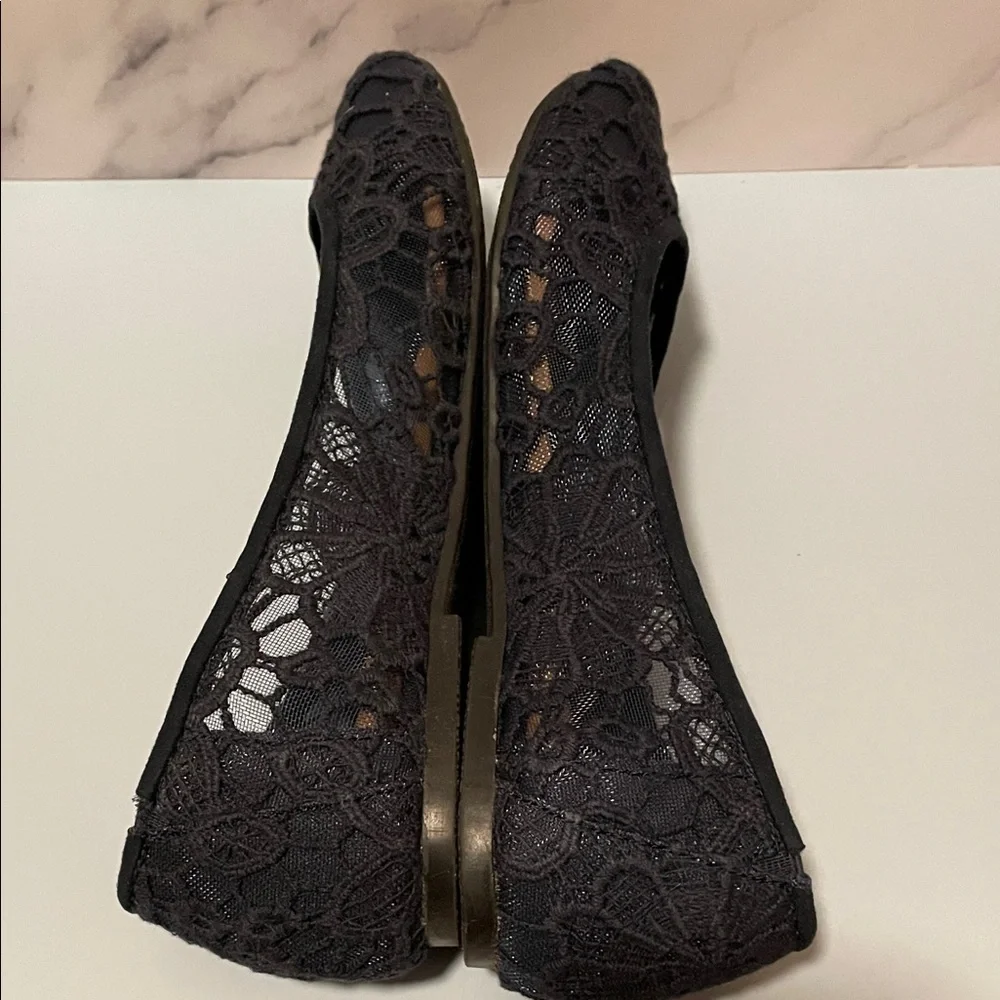 MUDD Navy Blue Lace Ballet Flats Size 6.5 NIB - Picture 5 of 11